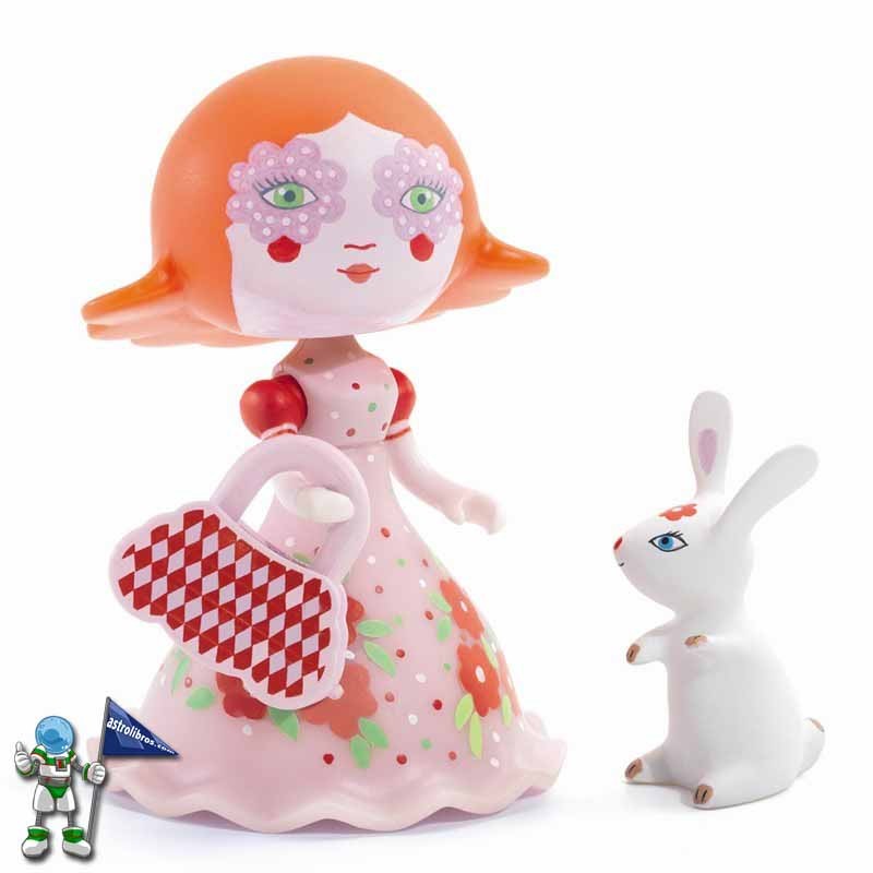 FIGURA ARTY TOYS MUÑECA ELODIA Y WHITE DJECO