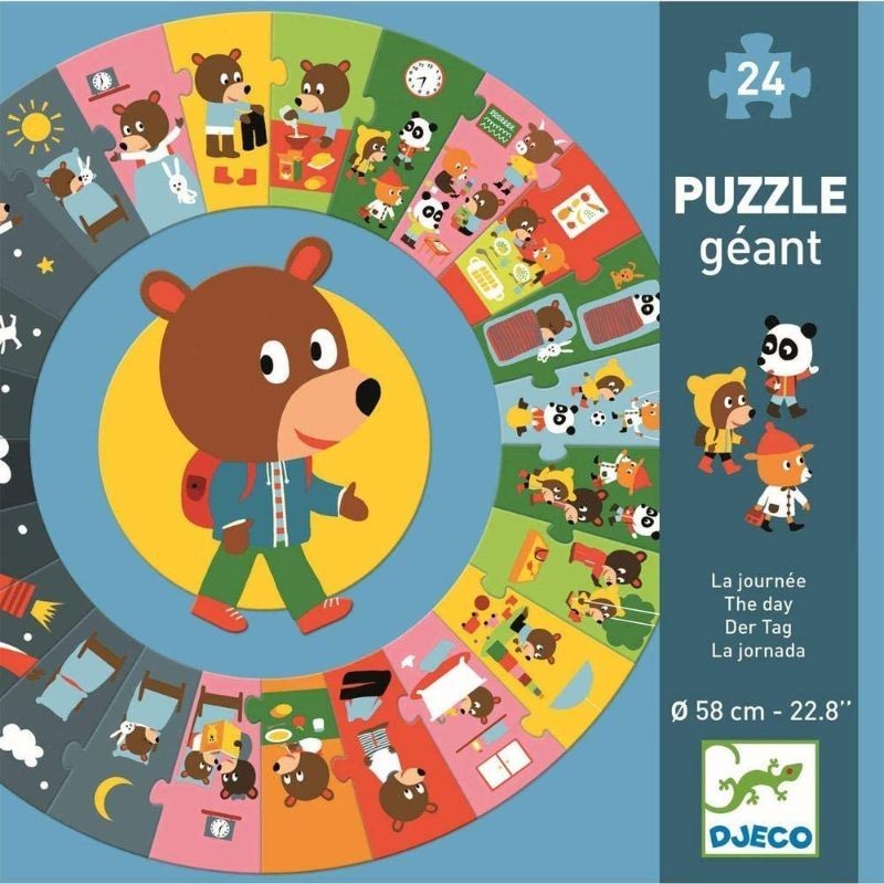 PUZZLE GIGANTE 24 PIEZAS LA JORNADA, DJECO