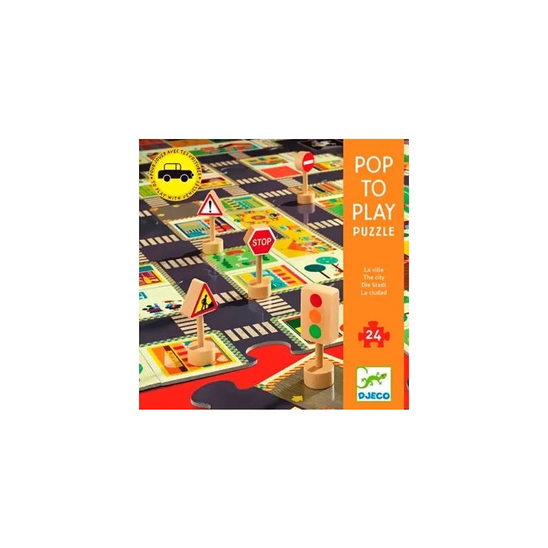 PUZZLE CIUDAD 24 PIEZAS DJECO