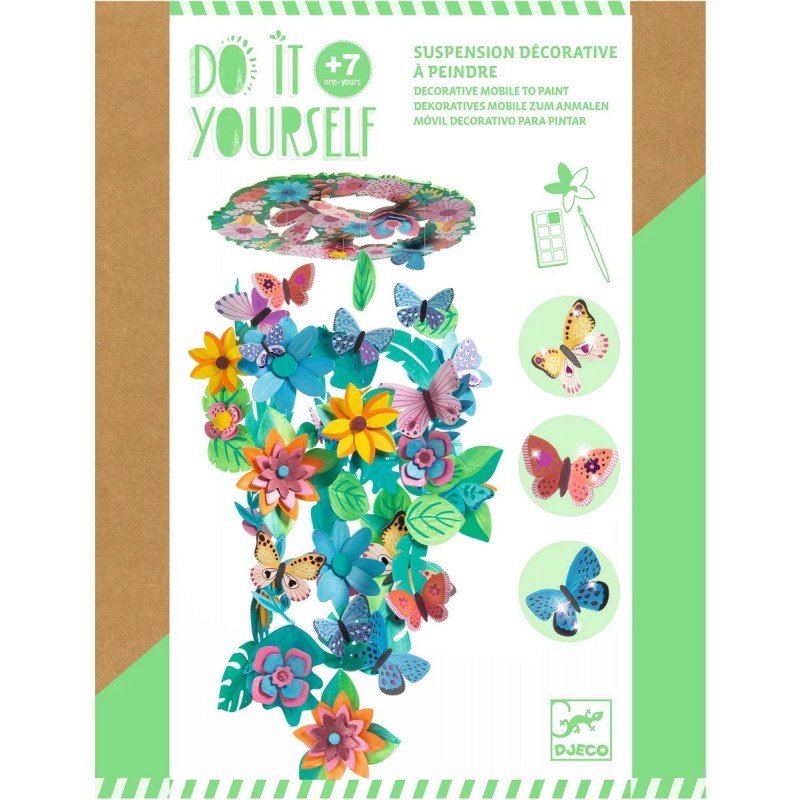 MÓVIL DECORATIVO MARIPOSAS, MANUALIDADES DJECO