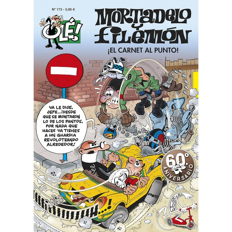 EL CARNET, AL PUNTO, OLÉ! MORTADELO 173