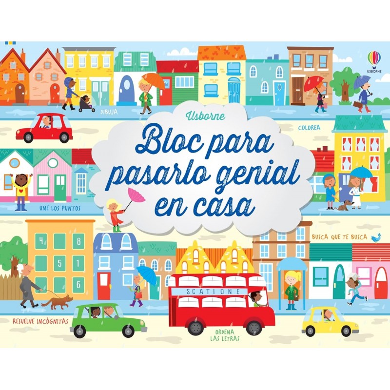 BLOC PARA PASARLO GENIAL EN CASA, GRANDES BLOCS DE ACTIVIDADES USBORNE