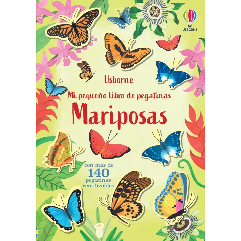 MARIPOSAS, MI PEQUEÑO LIBRO DE PEGATINAS USBORNE