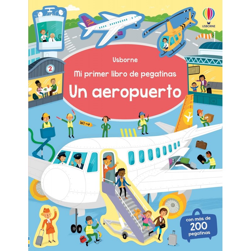 AEROPUERTOS, MI PRIMER LIBRO DE PEGATINAS USBORNE