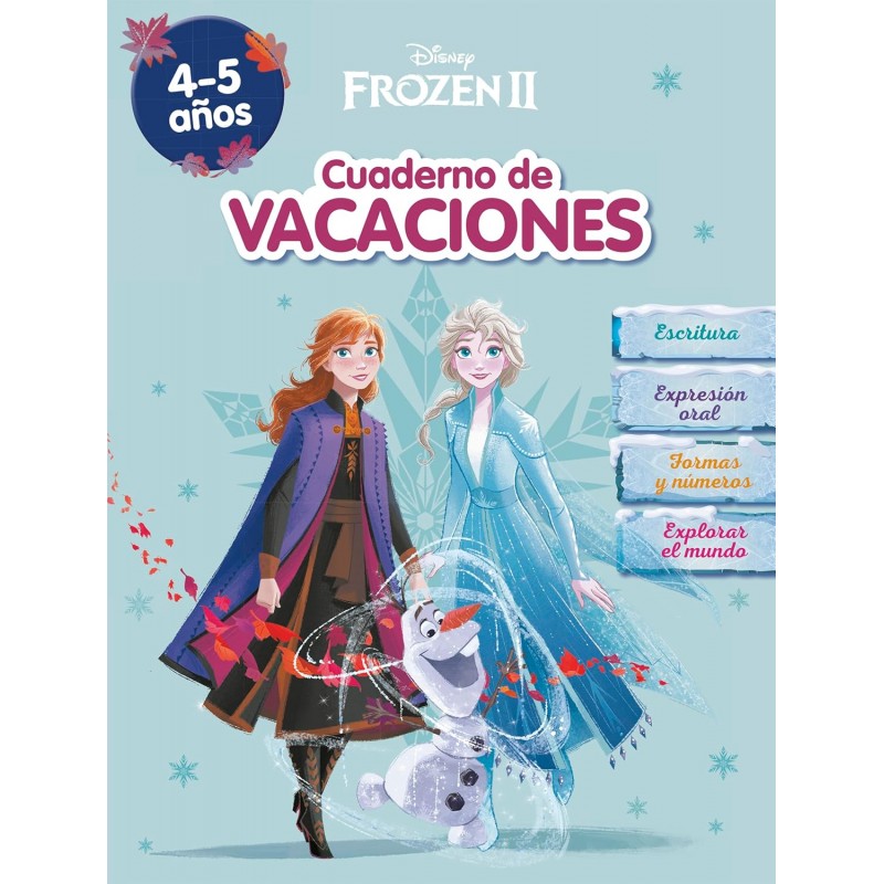 CUADERNO DE VACACIONES FROZEN (4-5 AÑOS)