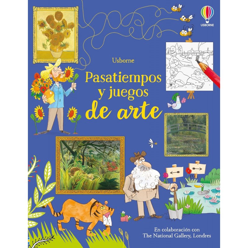 PASATIEMPOS Y JUEGOS DE ARTE USBORNE