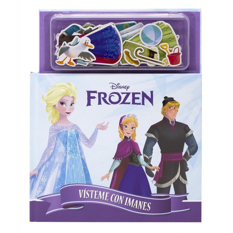 FROZEN VÍSTEME CON IMANES, LIBRO MAGNÉTICO