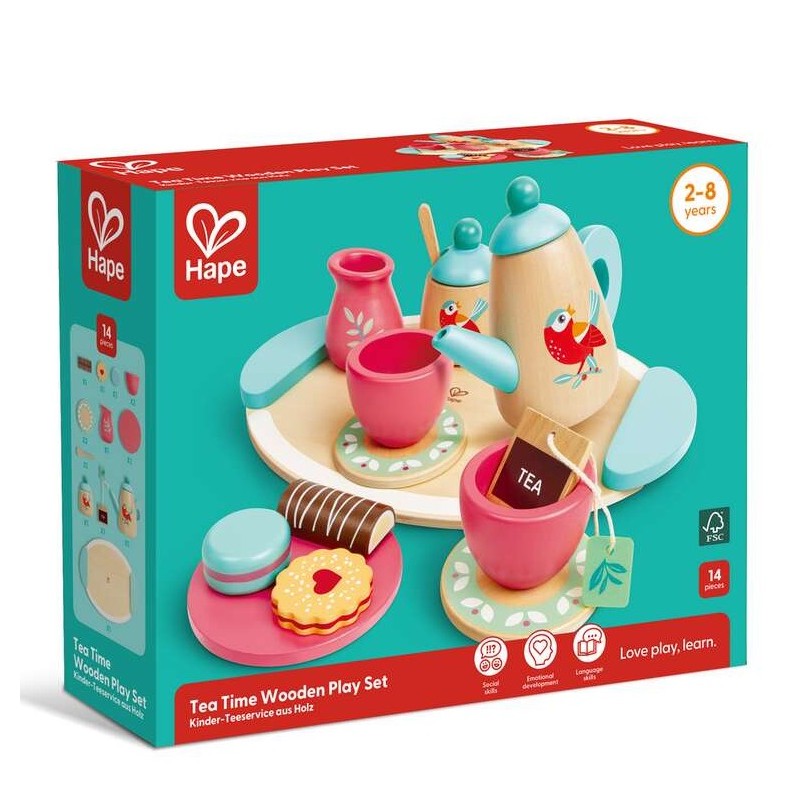 JUEGO DE TÉ DE MADERA HAPE