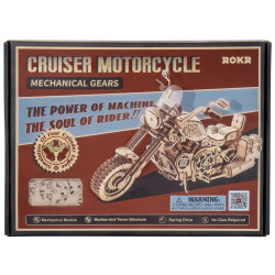 MOTOCICLETA CRUISER PUZZLE 3D ROBOTIME