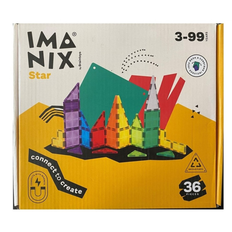 IMANIX 36 PIEZAS JUEGO MAGNÉTICO DE CONSTRUCCIÓN