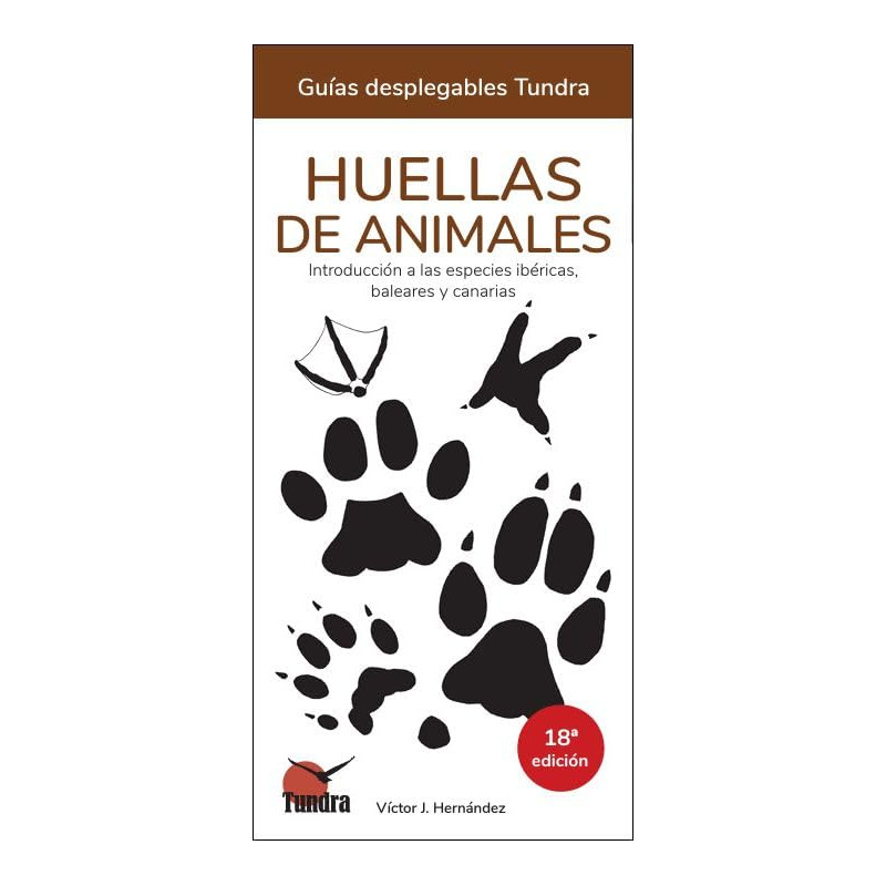 HUELLAS DE ANIMALES, GUÍAS DESPLEGABLES TUNDRA