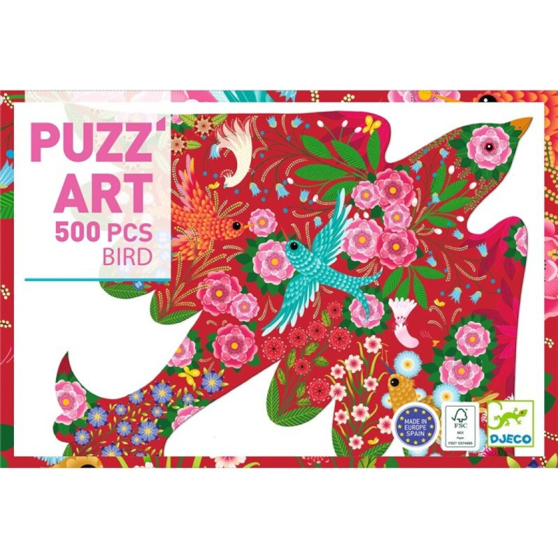 PUZZLE ART PÁJARO 500 PIEZAS DJECO