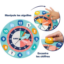 RELOJ JUGUETE PARA BEBE LUDI