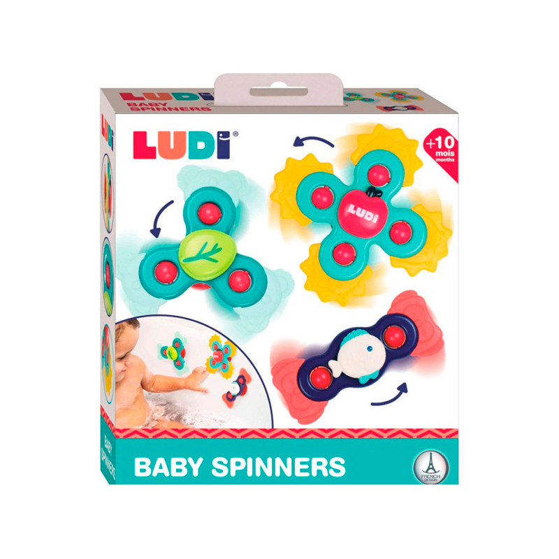 BABY SPINNERS LUDI, PACK DE 3