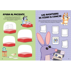 BLUEY ACTIVIDADES ¡HORA DE JUGAR! UN LIBRO DE ACTIVIDADES CON PEGATINAS