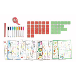 JUEGO DE LETRAS Y NÚMEROS PARA TRAZAR HAPE