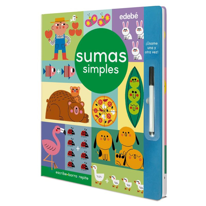 SUMAS SIMPLES, LIBRO BORRABLE