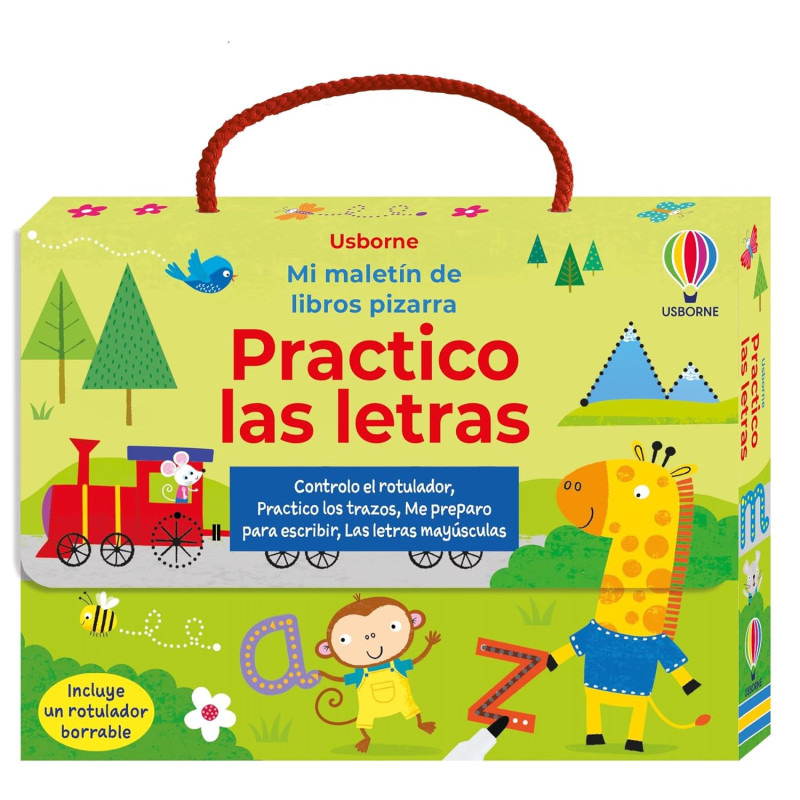 PRACTICO LAS LETRAS, MI MALETÍN DE LIBROS PIZARRA USBORNE