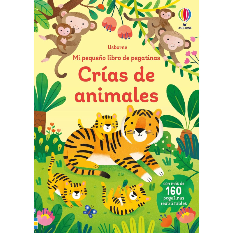 CRÍAS DE ANIMALES, MI PEQUEÑO LIBRO DE PEGATINAS USBORNE