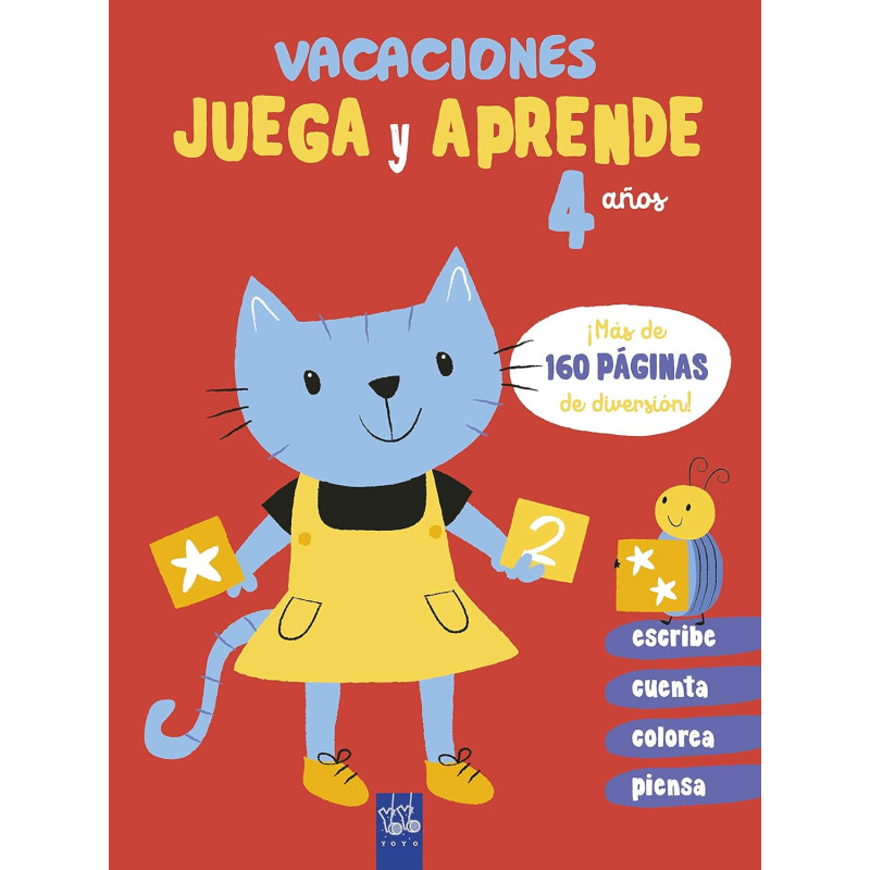 VACACIONES JUEGA Y APRENDE 4 AÑOS