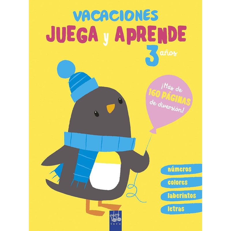 VACACIONES JUEGA Y APRENDE 3 AÑOS