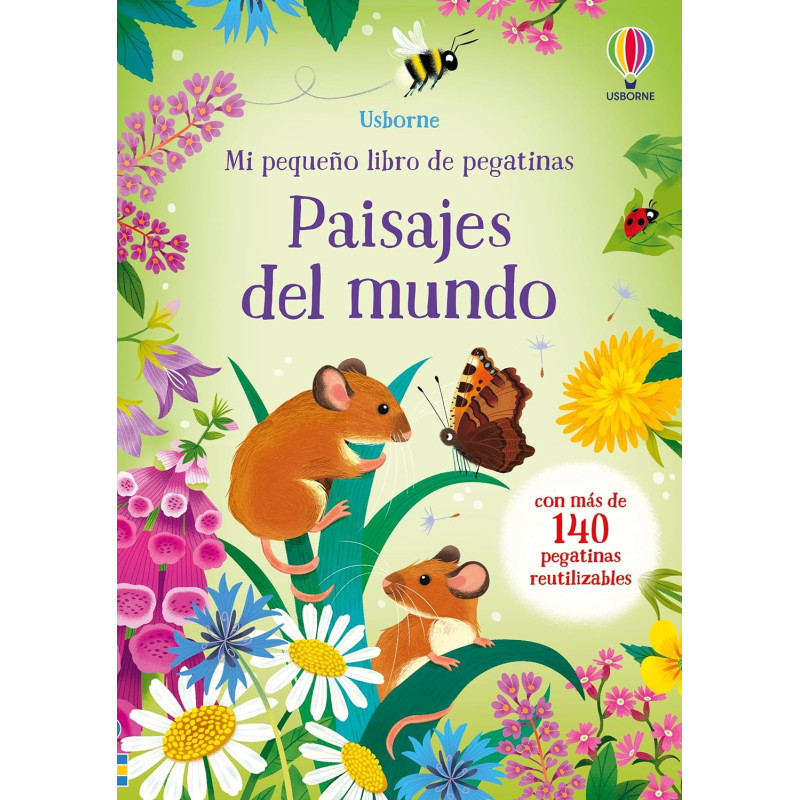 PAISAJES DEL MUNDO, MI PEQUEÑO LIBRO DE PEGATINAS USBORNE