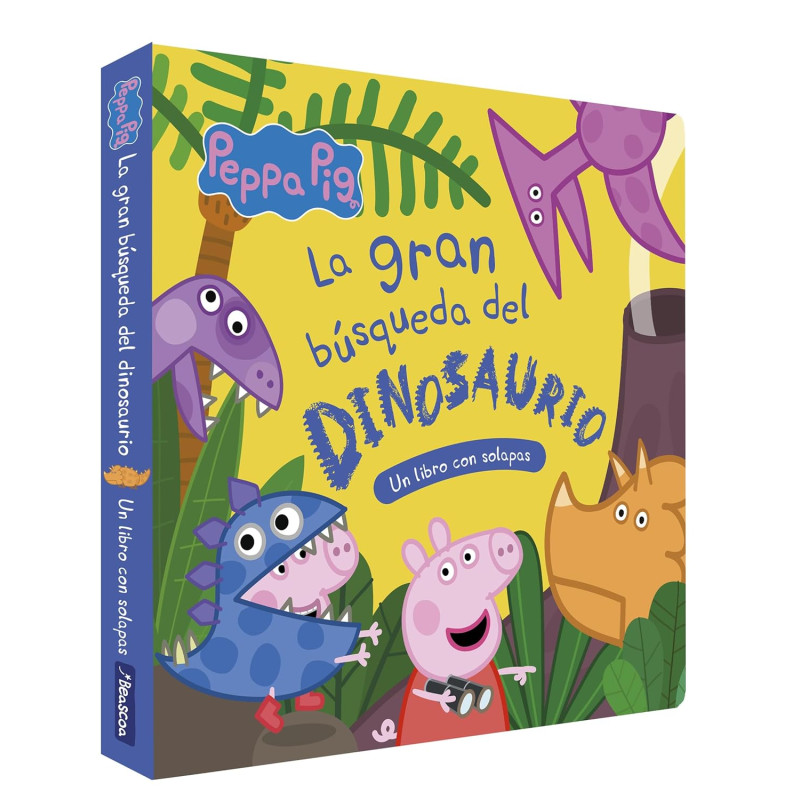 PEPPA PIG LIBRO DE CARTÓN CON SOLAPAS, LA GRAN BÚSQUEDA DEL DINOSAURIO