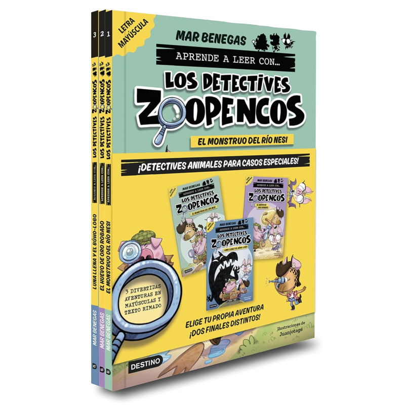 PACK APRENDE A LEER CON...LOS DETECTIVES ZOOPENCOS