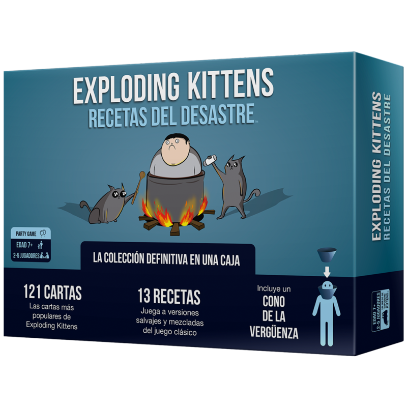 EXPLODING KITTENS RECETAS DEL DESASTRE, JUEGO DE CARTAS