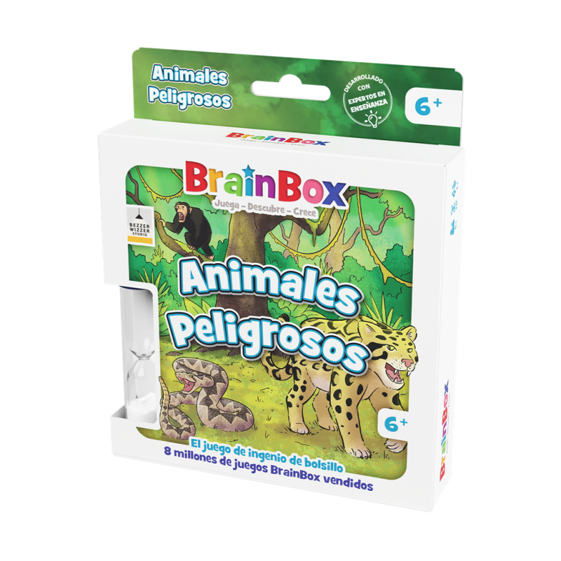 BRAINBOX POCKET ANIMALES PELIGROSOS