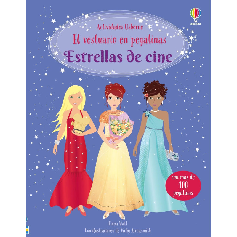 ESTRELLAS DE CINE, EL VESTUARIO PEGATINAS USBORNE