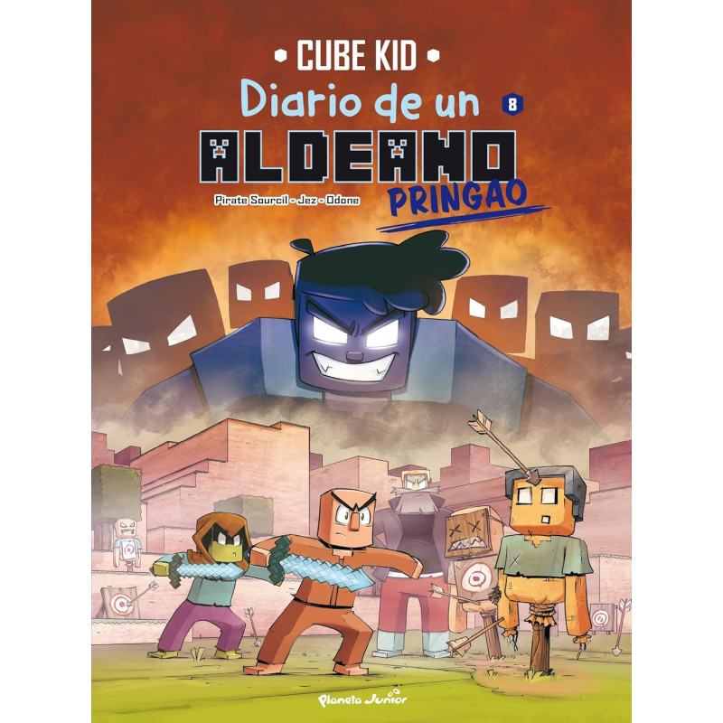 MINECRAFT DIARIO DE UN ALDEANO PRINGAO CÓMIC 8, LISTOS PARA LA BATALLA