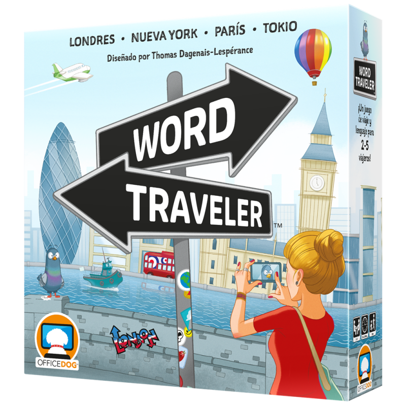 WORD TRAVELER, JUEGO DE MESA