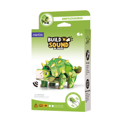 MINI PUZZLE 3D CON SONIDO DINOSAURIO ANKYLOSAURUS