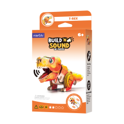 MINI PUZZLE 3D CON SONIDO DINOSAURIO T-REX