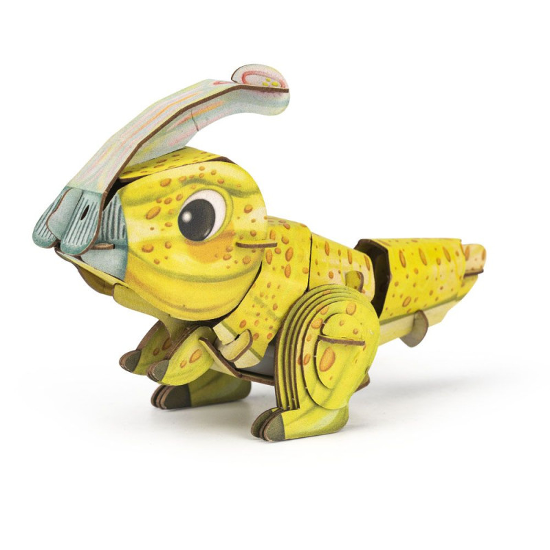 MINI PUZZLE 3D CON SONIDO DINOSAURIO PARASAUROLOPHUS