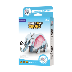 MINI PUZZLE 3D CON SONIDO ELEFANTE