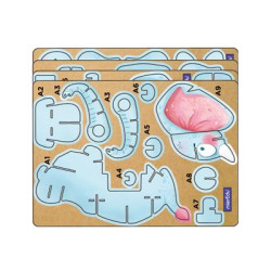 MINI PUZZLE 3D CON SONIDO ELEFANTE