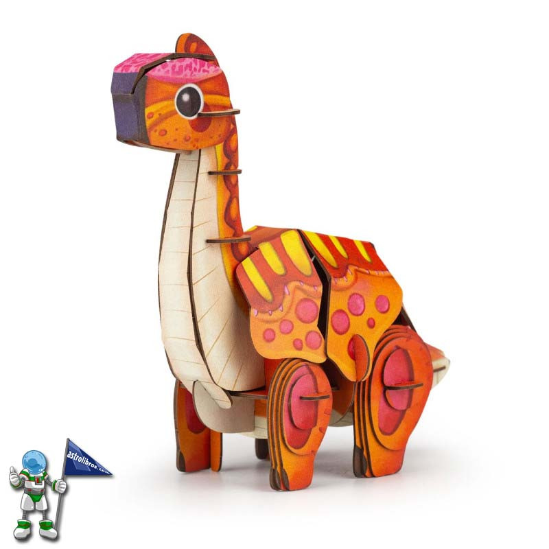 MINI PUZZLE 3D CON SONIDO DINOSAURIO BRACHIOSAURUS