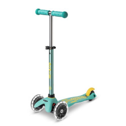 PATINETE MINI DELUXE ECO LED MENTA