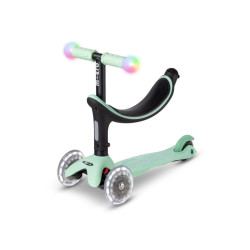 PATINETE MICRO MINI2GROW DELUXE MAGIC LED MENTA