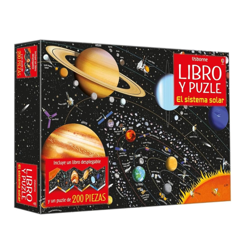 EL SISTEMA SOLAR LIBRO Y PUZLE 300 PIEZAS USBORNE