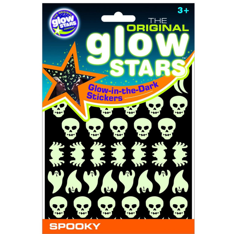 SPOOKY STICKERS GLOW IN THE DARK