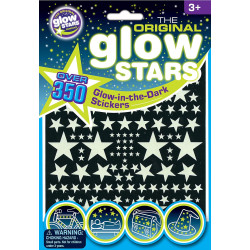 ESTRELLAS QUE BRILLAN EN LA OSCURIDAD, 350 STICKERS GLOW IN THE DARK