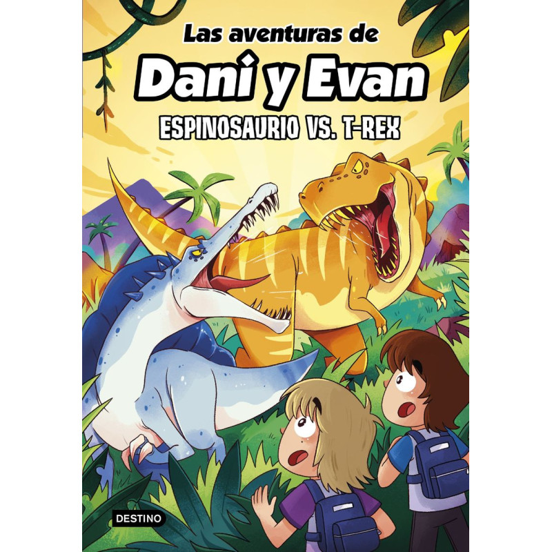 LAS AVENTURAS DE DANI Y EVAN 10, ESPINOSAURIO VS. T-REX