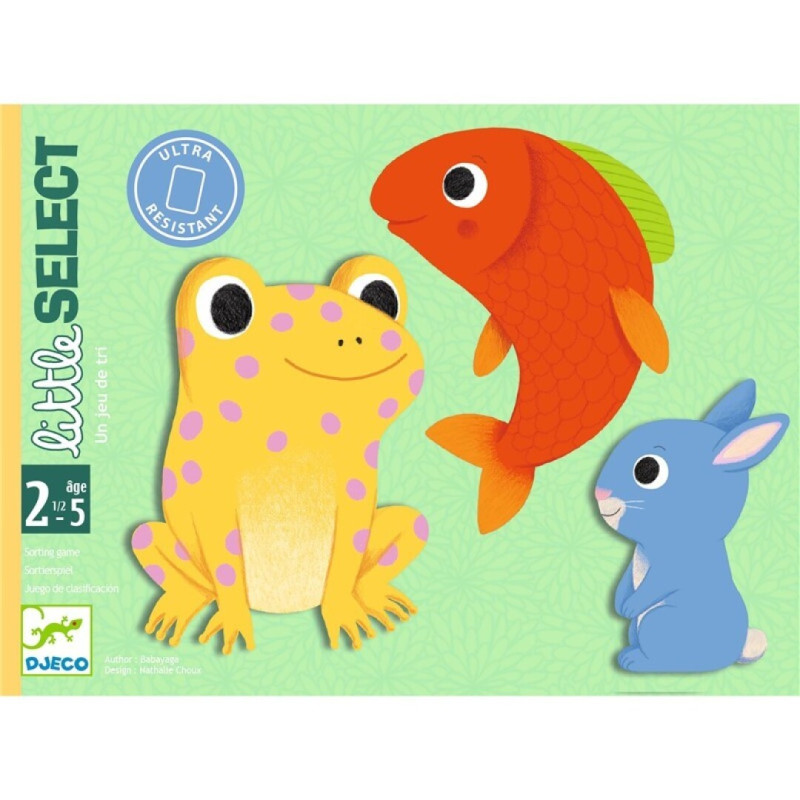 LITTLE SELECT, JUEGO DE CARTAS DE CLASIFICACIÓN DJECO