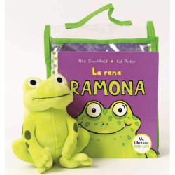 PACK LA RANA RAMONA, LIBRO POP-UP Y PELUCHE