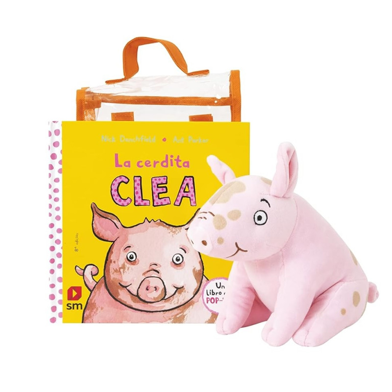 LA CERDITA CLEA, PACK LIBRO POP-UP Y PELUCHE