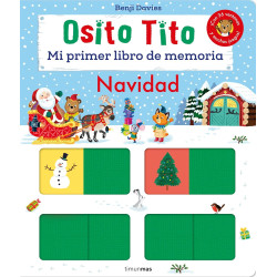 OSITO TITO MI PRIMER LIBRO DE MEMORIA, NAVIDAD