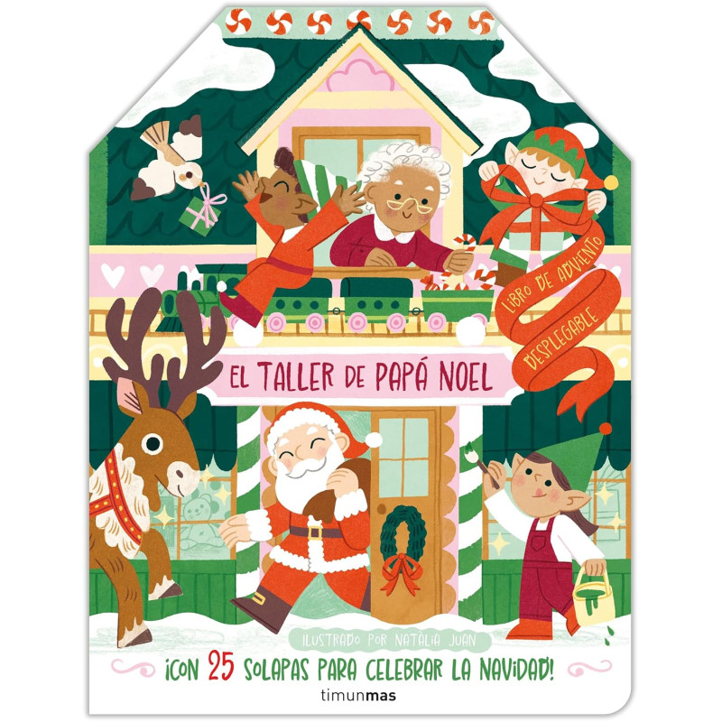 EL TALLER DE PAPÁ NOEL, LIBRO DE ADVIENTO DESPLEGABLE